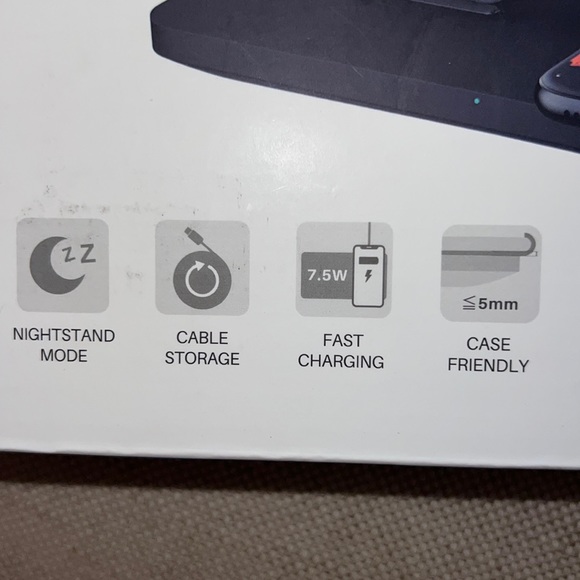 Seneo 2in1 Wireless Charger PA150A for All Qi enabled iPhones & Apple Watch - Picture 5 of 13